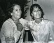 Oona ONeil Chaplin and daughter Geraldine 1985, NY.jpg